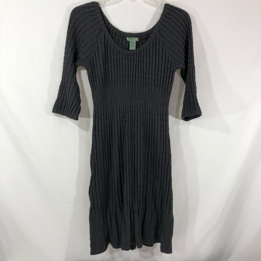 Maple Mazzola Cozy Cable Sweater Dress Size M